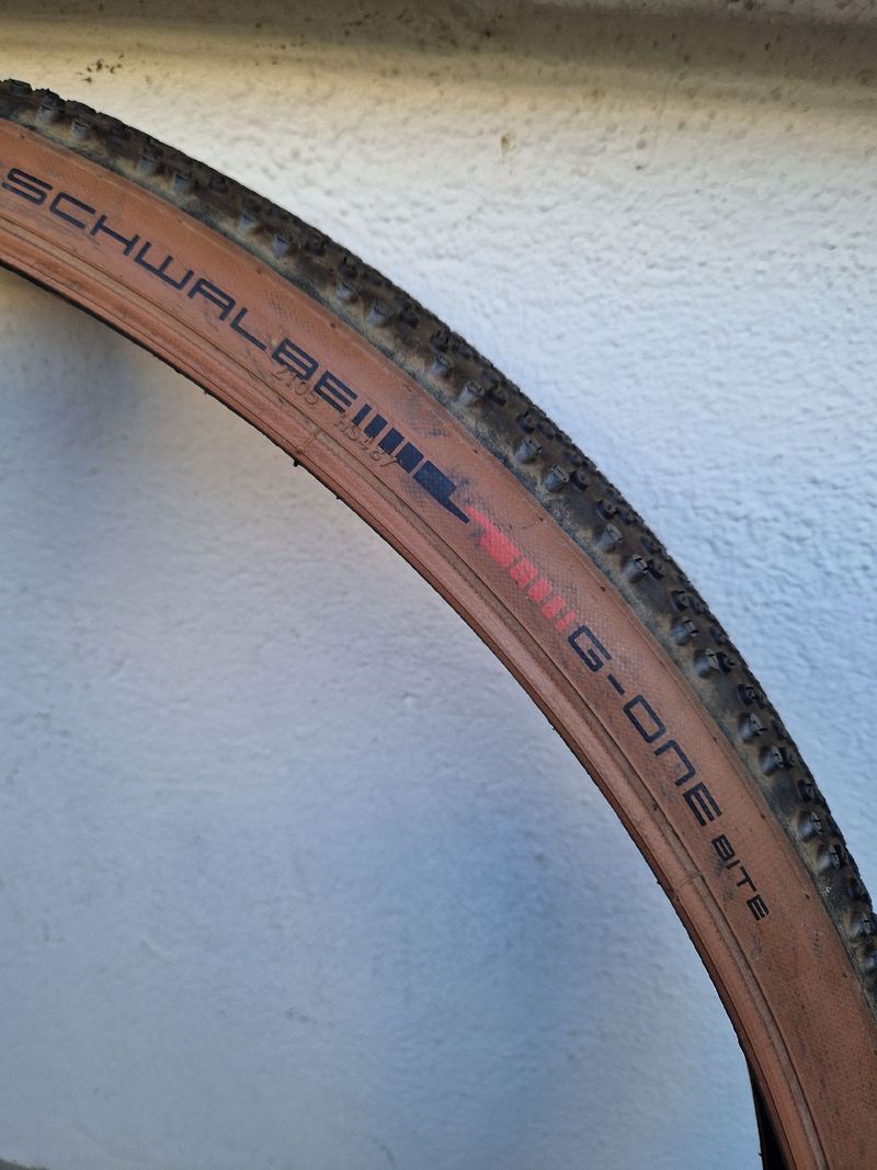 Used Schwalbe G-ONE Bite Tyres & Tubes