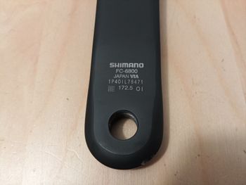Used Shimano Manivelle gauche pédalier Ultegra 172,5 mm. bike — image 6 of 7