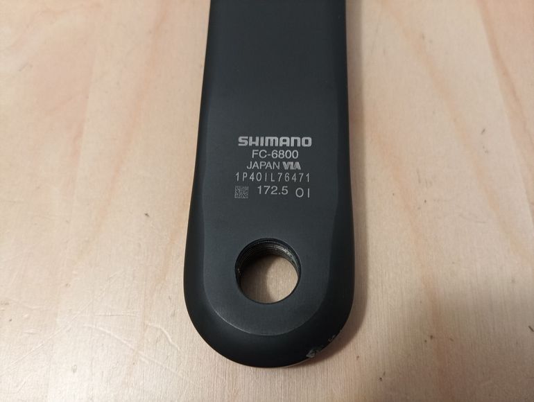 Used Shimano Manivelle gauche pédalier Ultegra 172,5 mm. bike — image 6 of 7