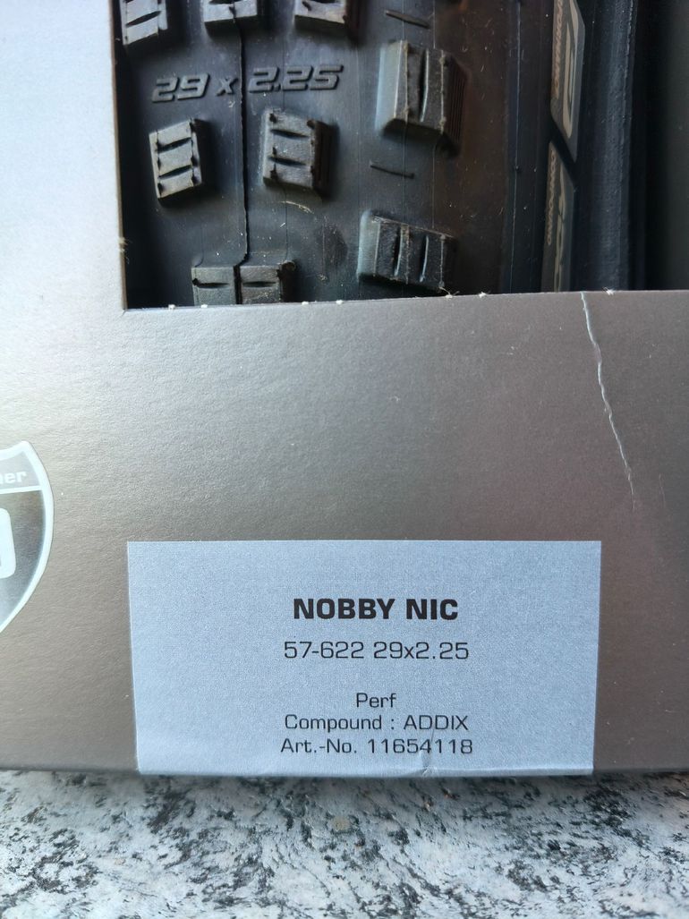 Used Schwalbe Nobby Nic Folding Tire Performance Addix ECE-R75 29x2.25" bike — image 2 of 4