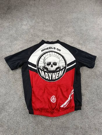 nashbar maillot velo homme taille xl - 39 6838 cyclisme route respirant mayhem bike d'occasion — image 4 sur 6