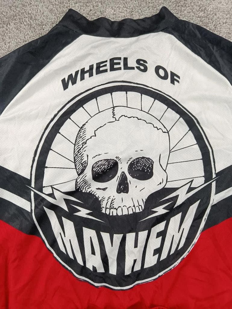 nashbar maillot velo homme taille xl - 39 6838 cyclisme route respirant mayhem bike d'occasion — image 5 sur 6