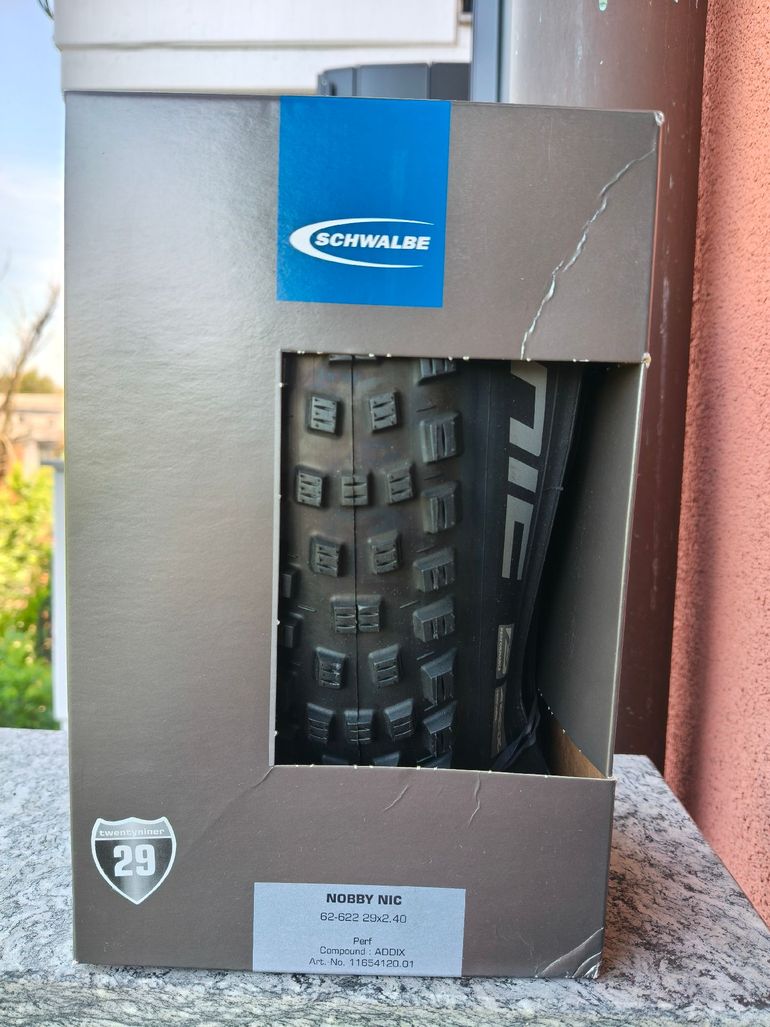 Used Schwalbe Nobby Nic Folding Tire Performance Addix ECE-R75 29x2.40" bike — image 1 of 4