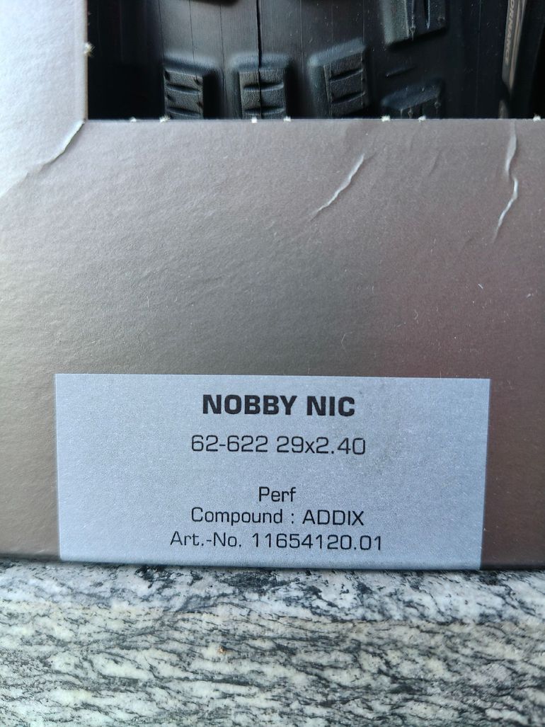 Used Schwalbe Nobby Nic Folding Tire Performance Addix ECE-R75 29x2.40" bike — image 2 of 4