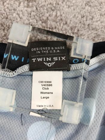 Used Twin Six maillot velo femme taille l -57 6939 cyclisme route respirant bike — image 5 of 7