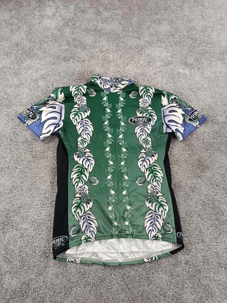 Używany primal wear maillot velo femme taille xl -39 6853 cyclisme route respirant monstera grenouilles bike — zdjęcie 1 z 7