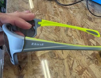 Used Blust Blast Grey and Yellow Sunglasses 2025 bike