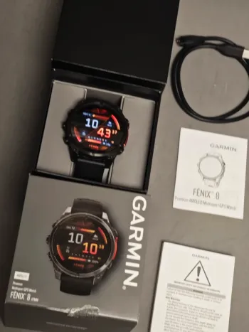 Used Garmin Fenix 8 Amoled bike