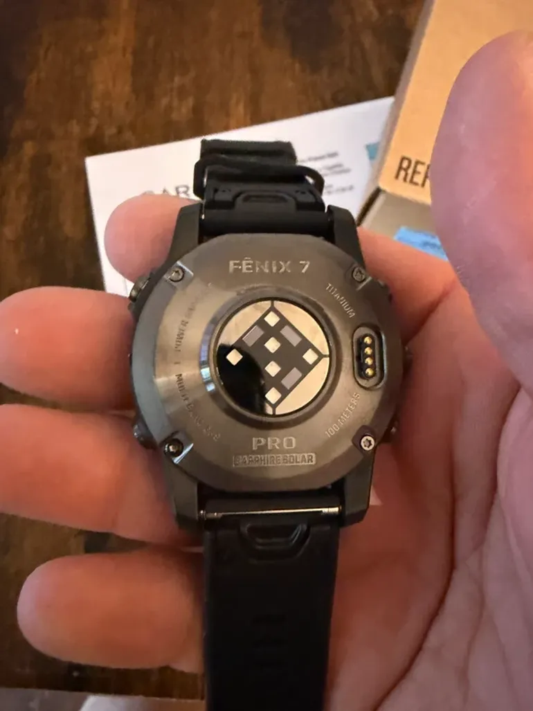 Used Garmin Fenix 7 Pro Solar Sapphire bike — image 2 of 4