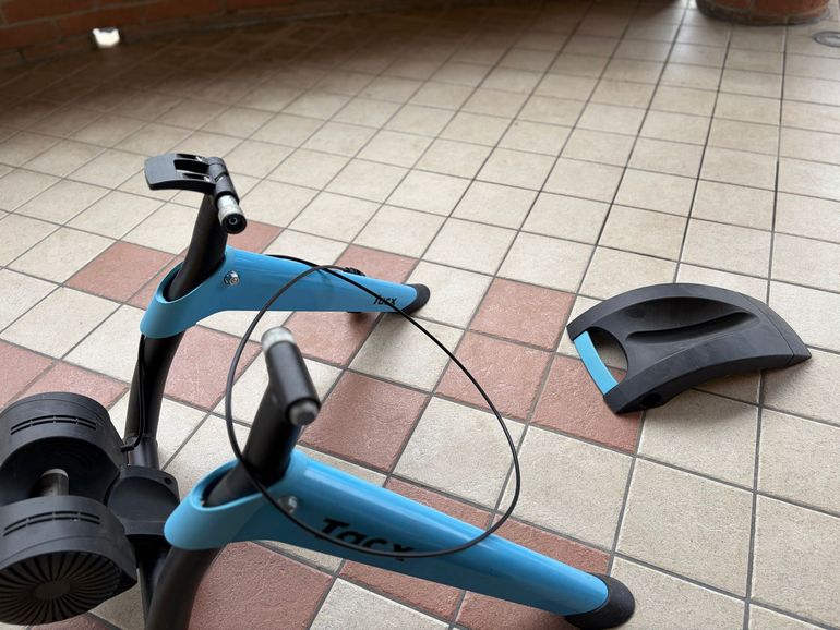Used Tacx Boost T2500 Bike Trainer + Front Riser + Handlebar Shifter [QR Skewer Included] 2022 bike — image 14 of 16