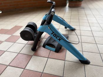 Used Tacx Boost T2500 Bike Trainer + Front Riser + Handlebar Shifter [QR Skewer Included] 2022 bike — image 2 of 16