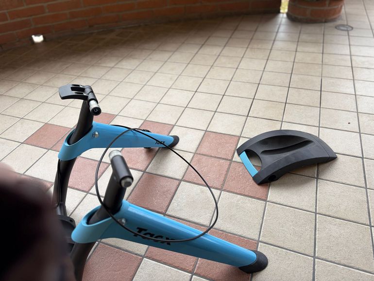 Used Tacx Boost T2500 Bike Trainer + Front Riser + Handlebar Shifter [QR Skewer Included] 2022 bike — image 13 of 16