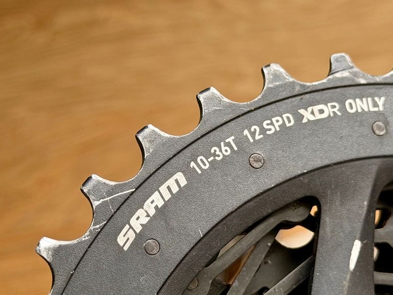 Used Sram Force D1 XDR 10-36T cassette with chain 2022 bike — image 2 of 4
