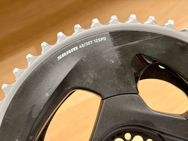 Used Sram Force D1 chainrings, 48-35T and 46-33T 2022 bike — image 4 of 5