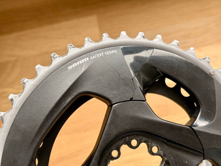 Used Sram Force D1 chainrings, 48-35T and 46-33T 2022 bike — image 3 of 5