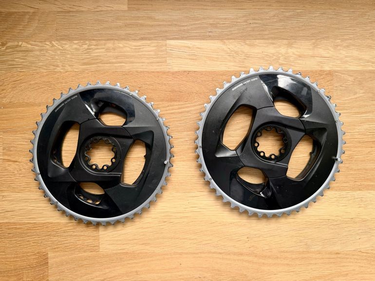 Used Sram Force D1 chainrings, 48-35T and 46-33T 2022 bike — image 1 of 5