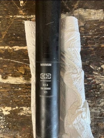 Used E*Thirteen Vario Infinite Dropper 31.6mm 150-180mm bike — image 2 of 2