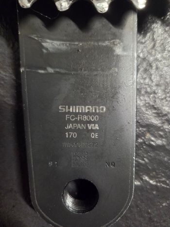 Used Shimano Ultegra R8000 Crankset bike — image 3 of 5