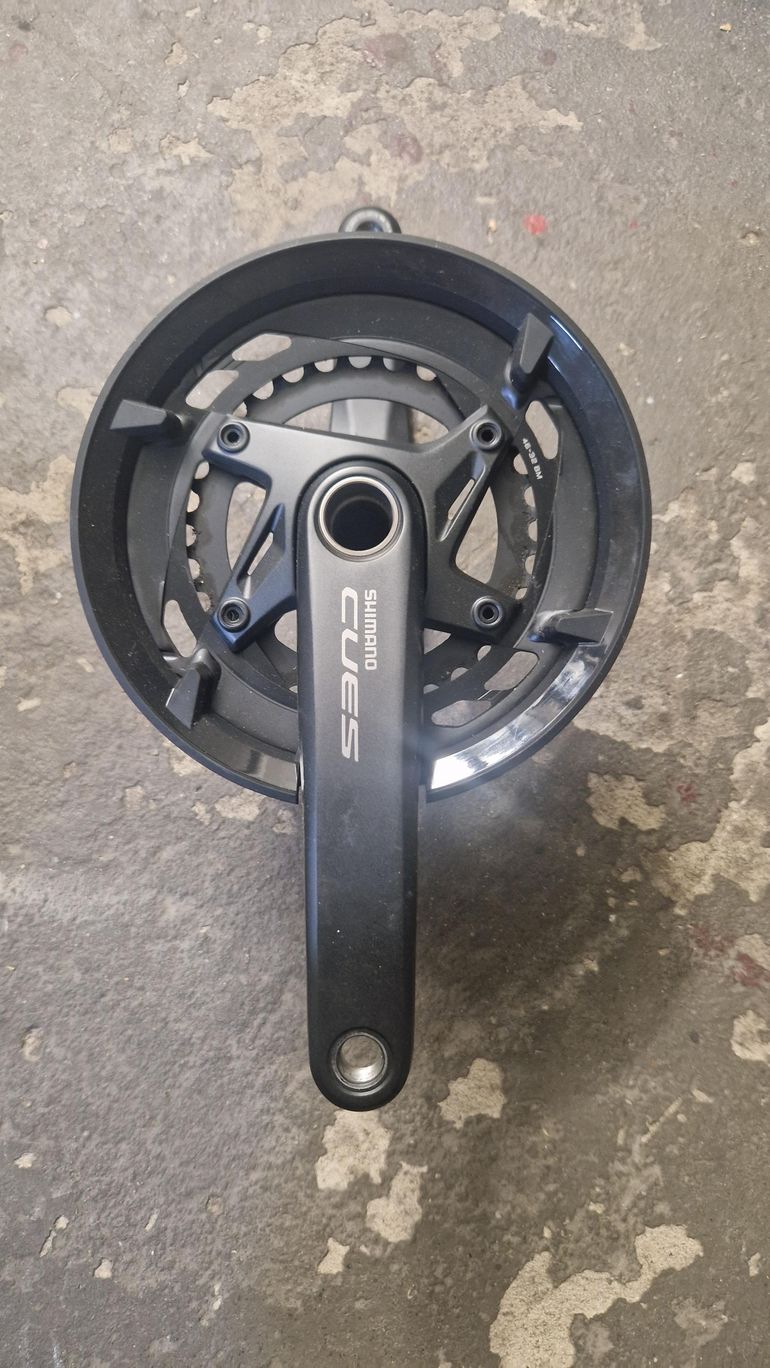 Used Shimano CUES FC-U6010-2 Crankset 46-32T bike — image 1 of 3