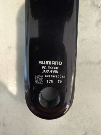 Used Shimano Dura Ace 9200 Crankset 2023 bike — image 5 of 5