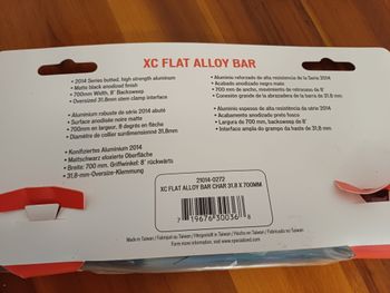 Used Specialized XC Flat Alloy Bar 700 mm 31.8 mm Aluminium bike — image 3 of 5