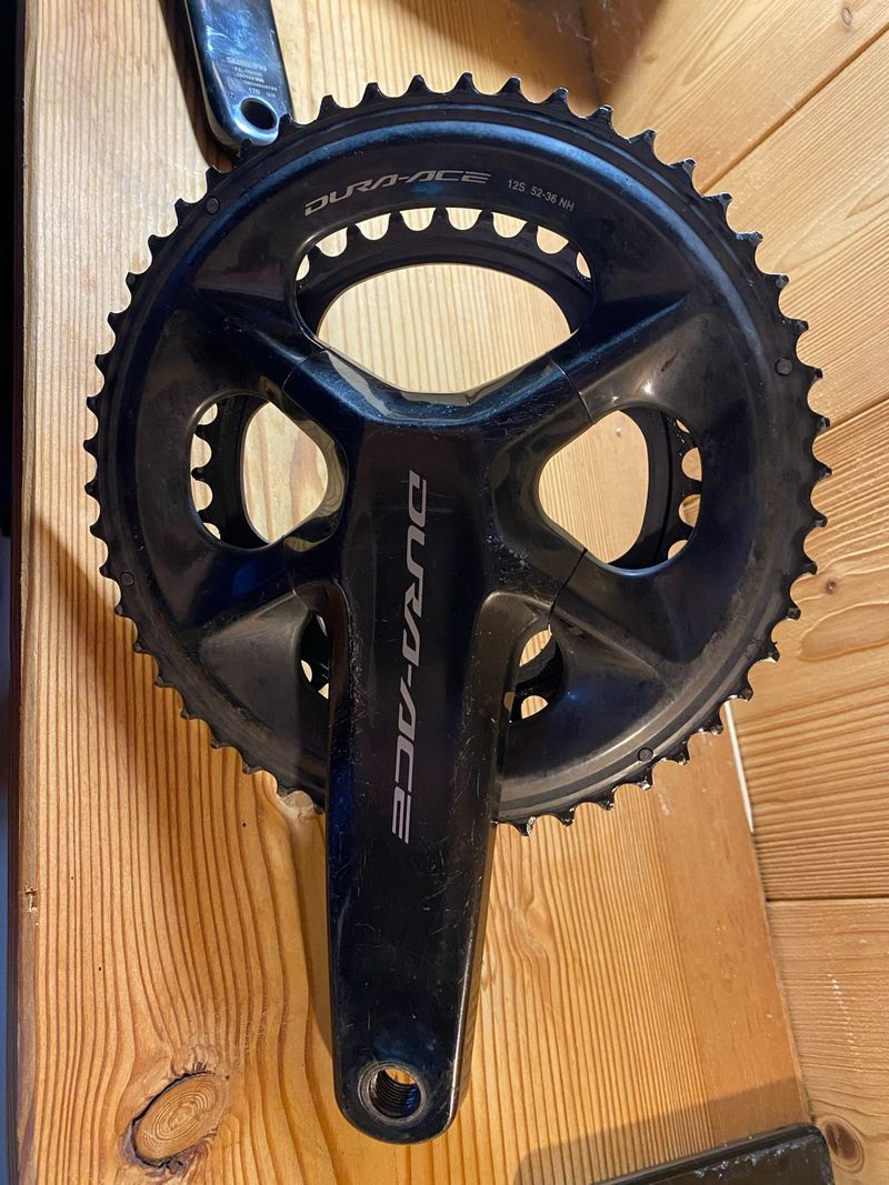 Brugt Shimano Durace 9200 52-36 Drivetrain & Pedals