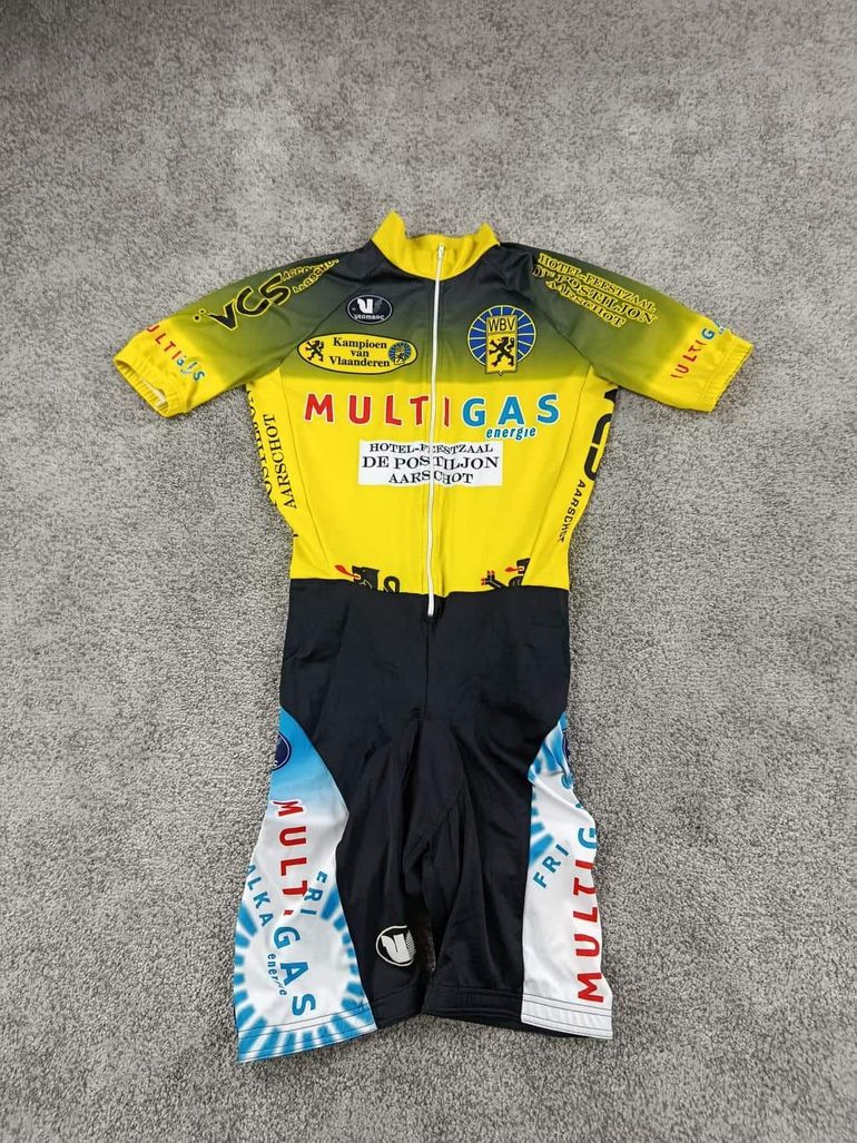 Used Vermarc combinaison velo homme taille s -26 7729 cyclisme route respirant, marque: , état: Bon état, taille: S, 24,00 € bike — image 1 of 6