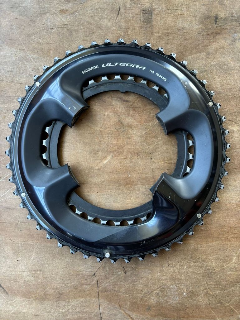 Used Shimano Ultegra 50/34 Crankset 170mm bike — image 5 of 6