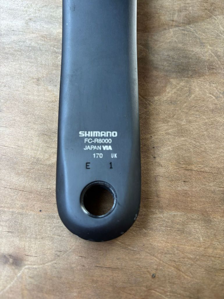 Used Shimano Ultegra 50/34 Crankset 170mm bike — image 3 of 6