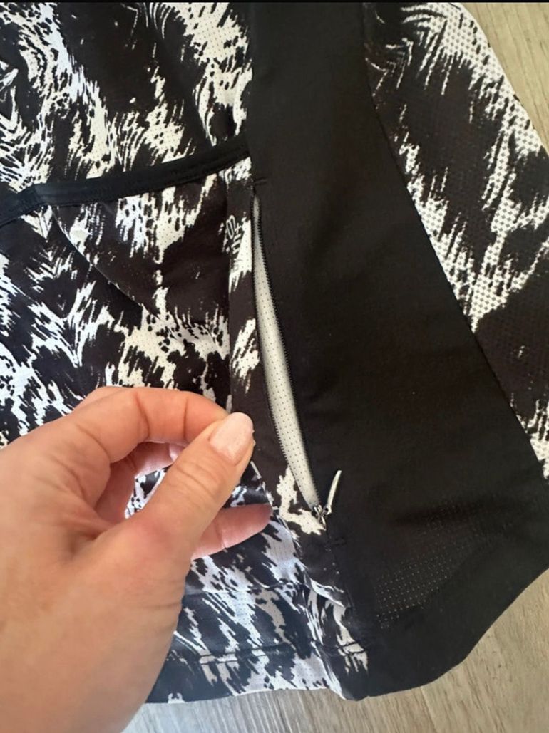 Gebrauchtes Rh+ Trikot schwarz weiß Muster bike — Bild 4 von 5