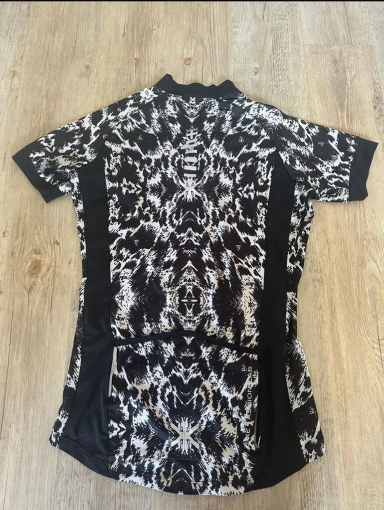 Gebrauchtes Rh+ Trikot schwarz weiß Muster bike — Bild 3 von 5