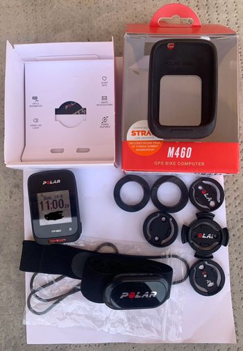 Used Polar M460 Bike Computer bike