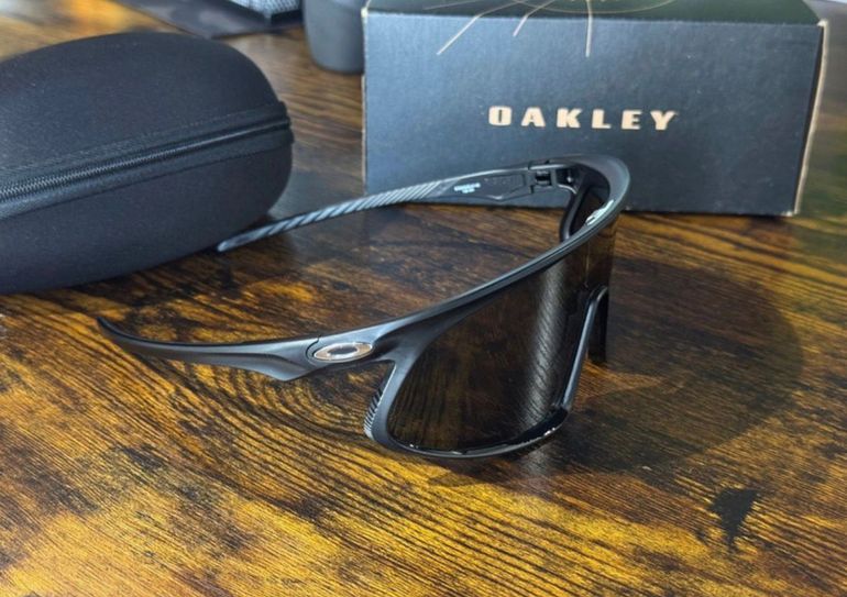Used Oakley RSLV Prizm Road Lenses Matte Black Frame bike — image 1 of 2