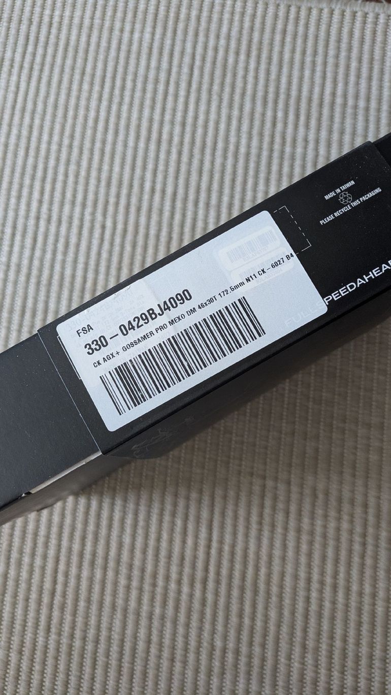 Used Fsa Grossamer Pro 46/30 Crankset 2026 bike — image 3 of 6