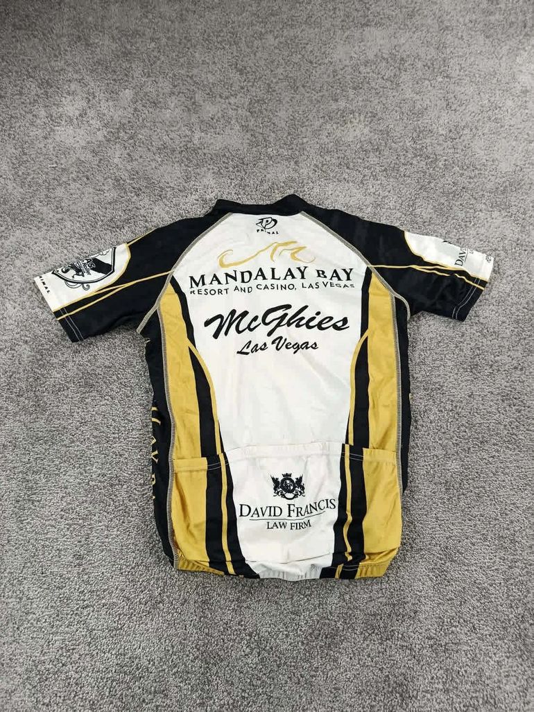 Used primal maillot velo homme taille m-40 6875 cyclisme route respirant Las Vegas mandalay bike — image 4 of 5
