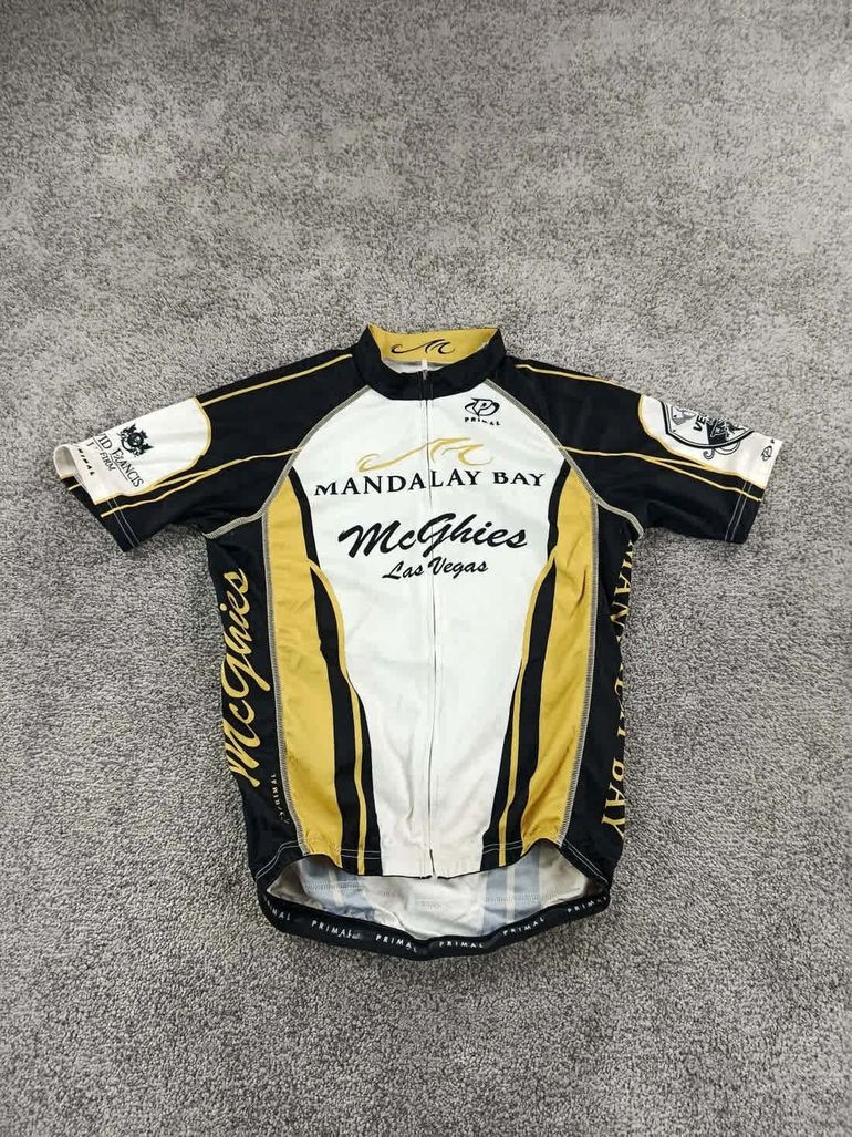 Used primal maillot velo homme taille m-40 6875 cyclisme route respirant Las Vegas mandalay bike — image 1 of 5