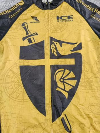 Used broworx maillot velo homme taille l -40 6941 cyclisme route respirant bike — image 2 of 5