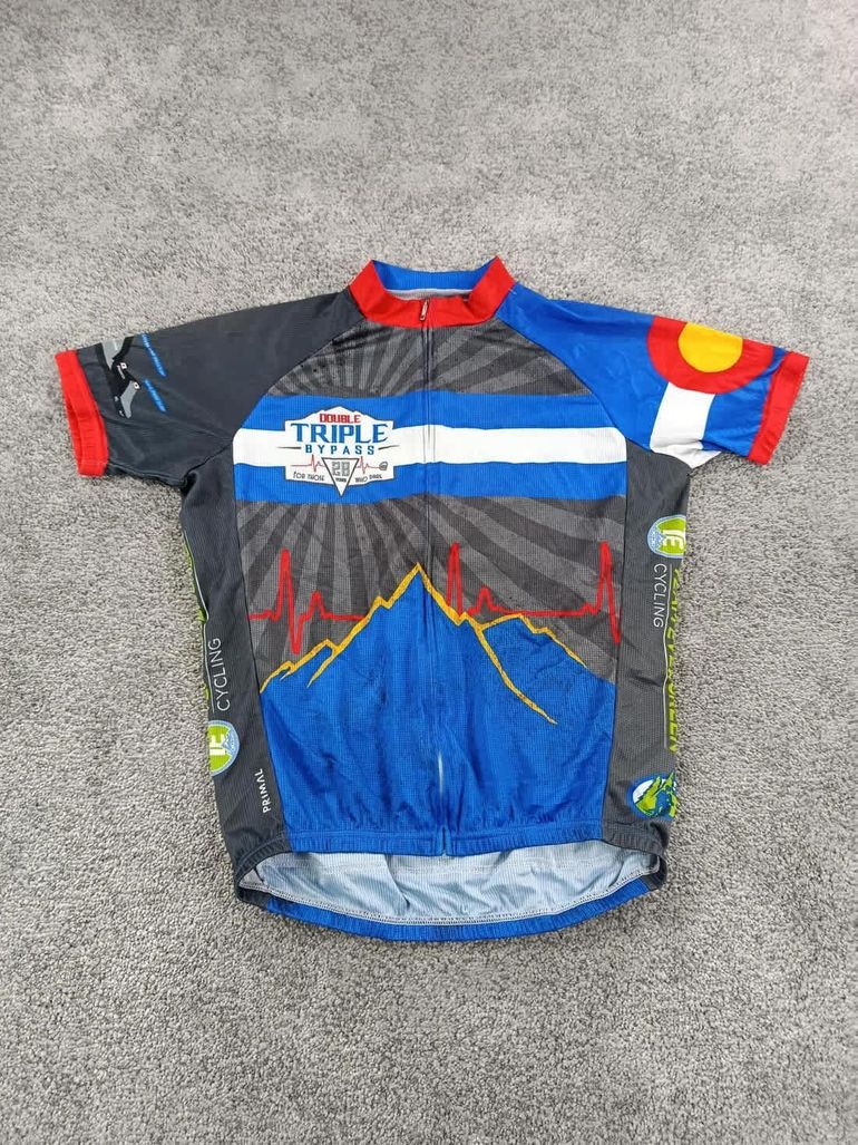 Used primal maillot velo homme taille s -40 6908 cyclisme route respirant usa colorado bike — image 1 of 7