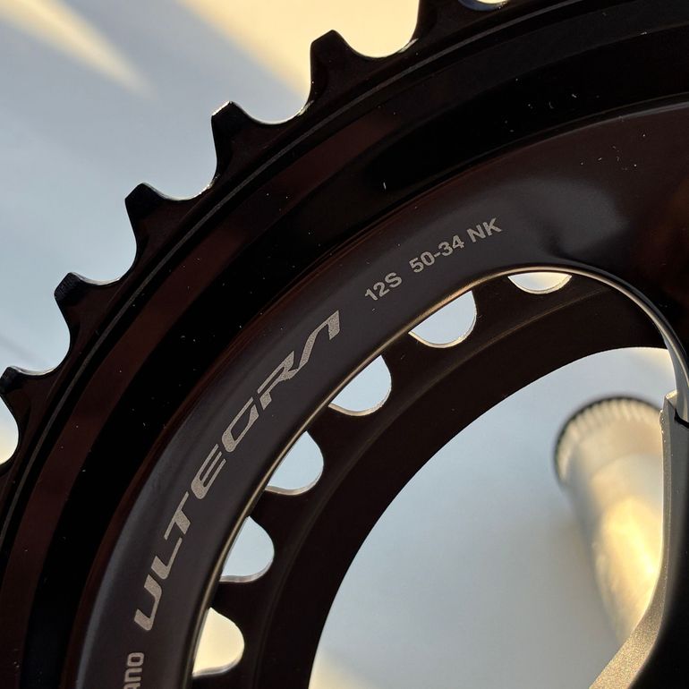 Used Shimano NEW 165mm Ultegra 50/34 crankset bike — image 2 of 5