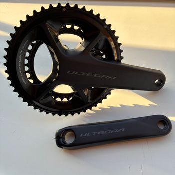Used Shimano NEW 165mm Ultegra 50/34 crankset bike
