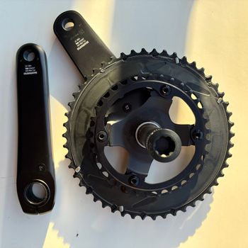 Used Shimano NEW 165mm Ultegra 50/34 crankset bike — image 3 of 5