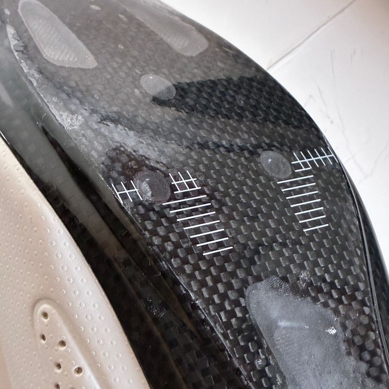 Used dhb Aeron Carbon road cycling shoes - White 42 bike — image 5 of 8