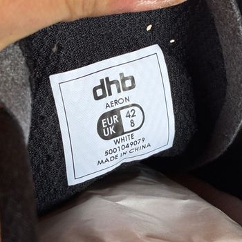 Used dhb Aeron Carbon road cycling shoes - White 42 bike — image 7 of 8