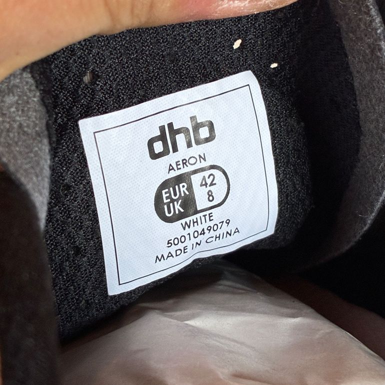Used dhb Aeron Carbon road cycling shoes - White 42 bike — image 7 of 8