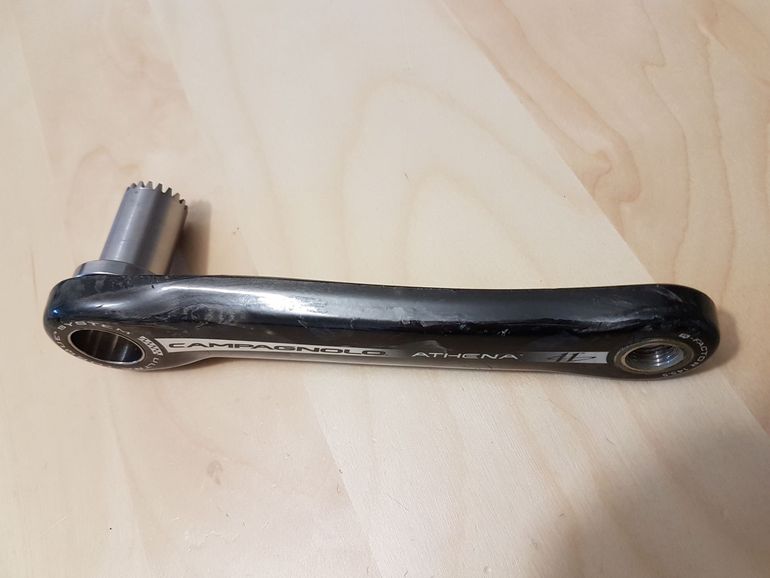 Used Campagnolo Manivelle gauche Athena Ultra Torque carbone 172,5 mm 11S bike — image 4 of 16