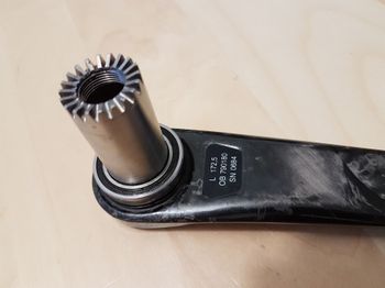 Used Campagnolo Manivelle gauche Athena Ultra Torque carbone 172,5 mm 11S bike — image 10 of 16