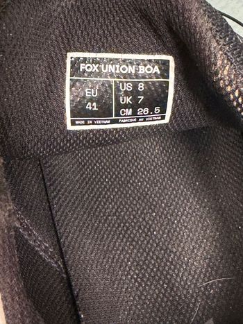 Used Fox Union BOA Clipless Shoes bike — image 13 of 13