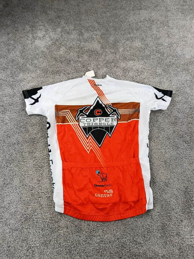 Used primal maillot velo homme taille s -33 6676 cyclisme route respirant Copper triangle bike — image 4 of 5