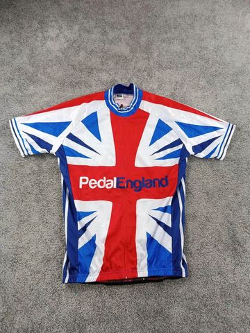 Brugt Speg maillot velo homme taille xl -32 6707 cyclisme union jack pedal england Cycling Clothing