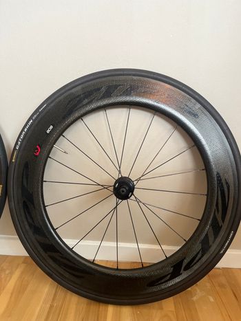 Used Zipp 808 Firecrest tubular rim brake 2020 bike — image 3 of 4